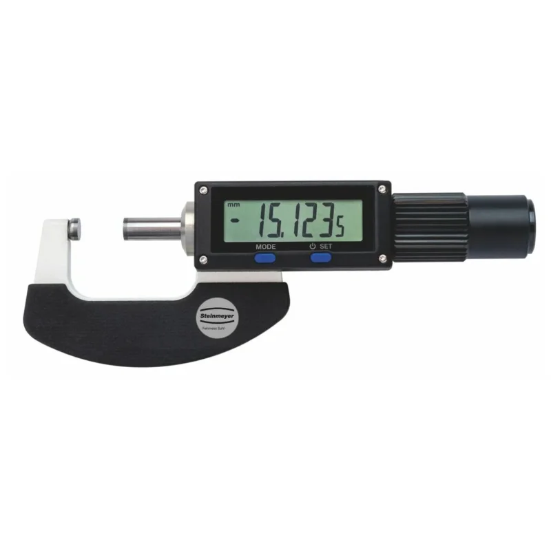 Fynd Digital mikrometer med icke roterande spindel, 30 mm mätsträcka Kapslingsklass IP65