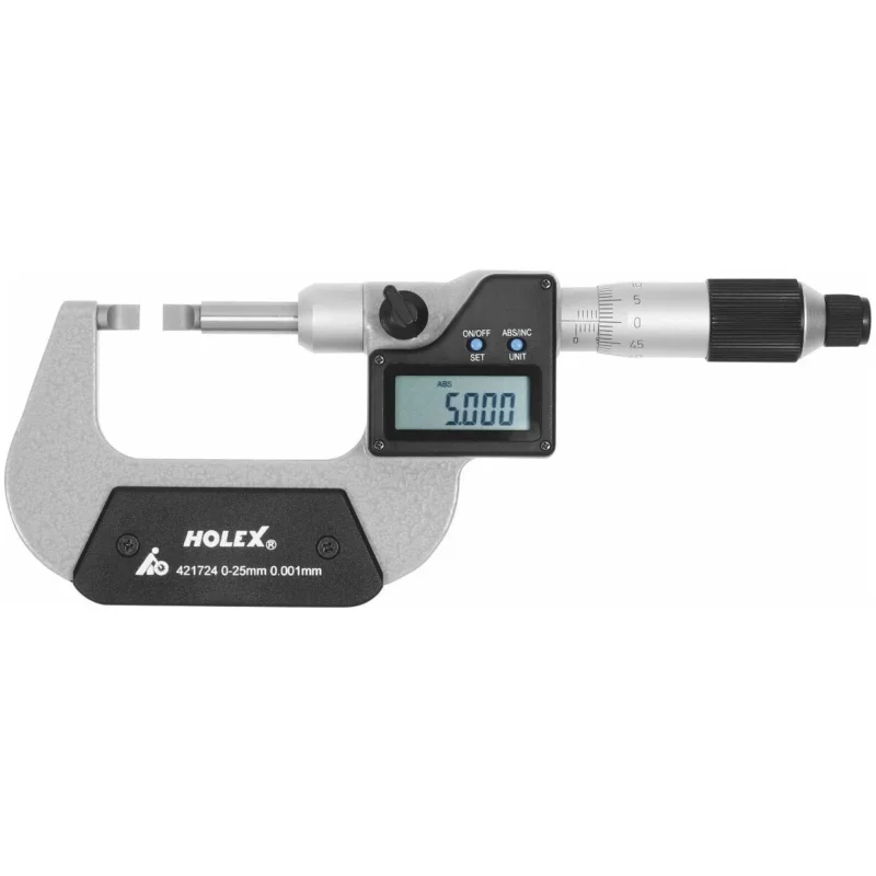 Digital bygelmikrometer för spårmätning 0-25 mm Begränsad tid