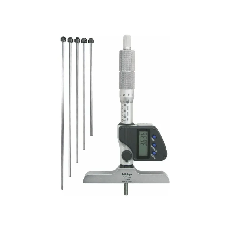 Digitalt mikrometerdjupmått med datautgång 0-150 mm Reapris