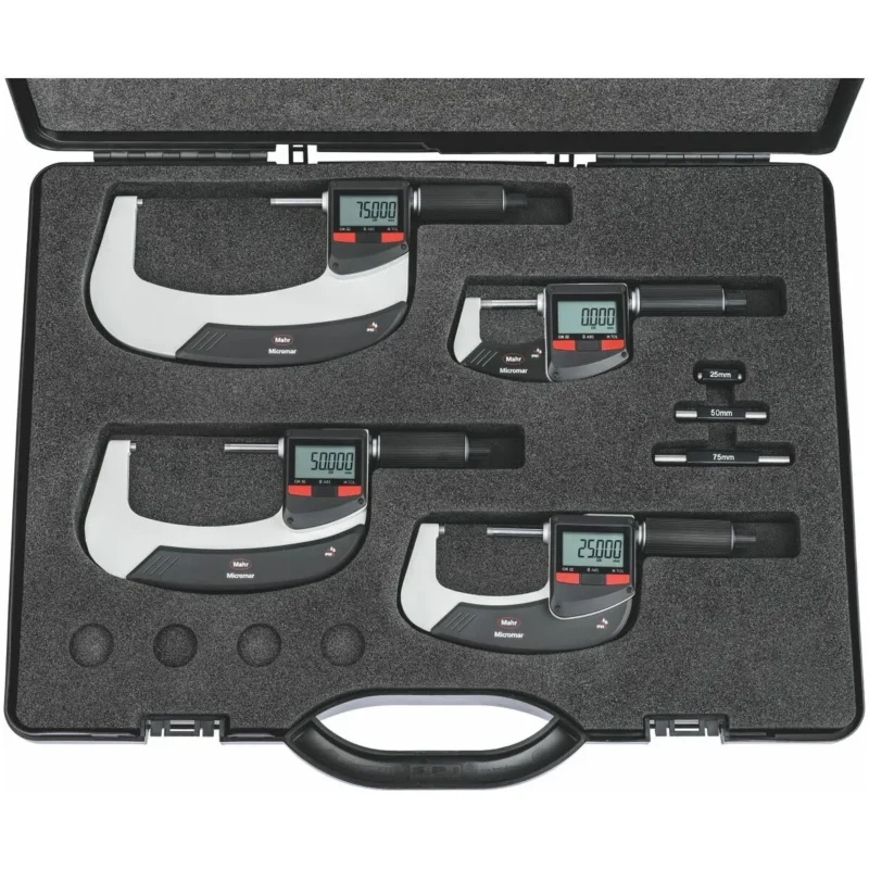 Digital bygelmikrometersats IP65 i-wi 0-100 mm Lägg i varukorgen
