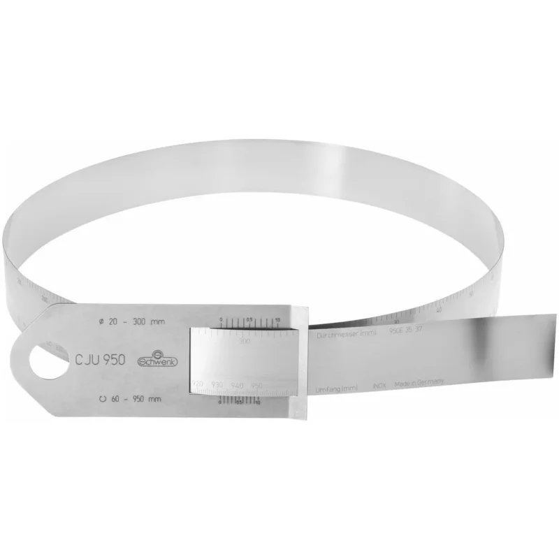 Stålmåttband V2A för omkrets och ⌀ Bandbredd 35 mm Premium