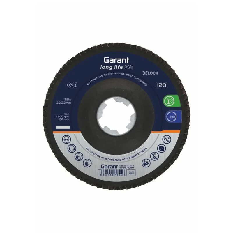 Lamellslipskiva X-LOCK long life ZA konisk ⌀ 125 mm Trygg betalning
