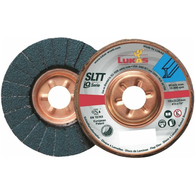 Lamellrondell SLTT (ZA), plan-konvex för stål ⌀ 115 mm Erbjudandepris