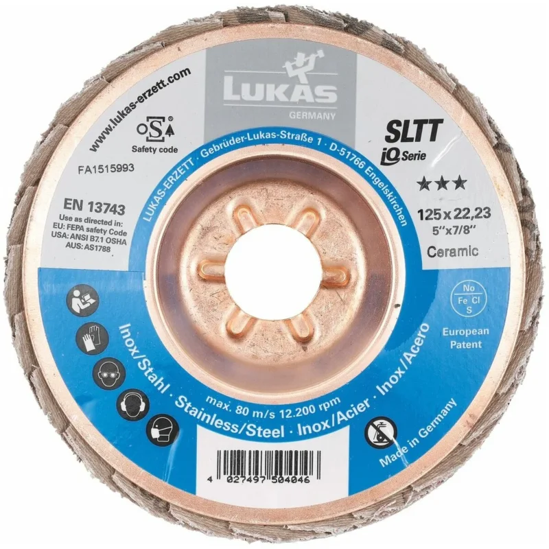 Lamellrondell SLTT (CER), plan-konvex för INOX ⌀ 125 mm Billigare