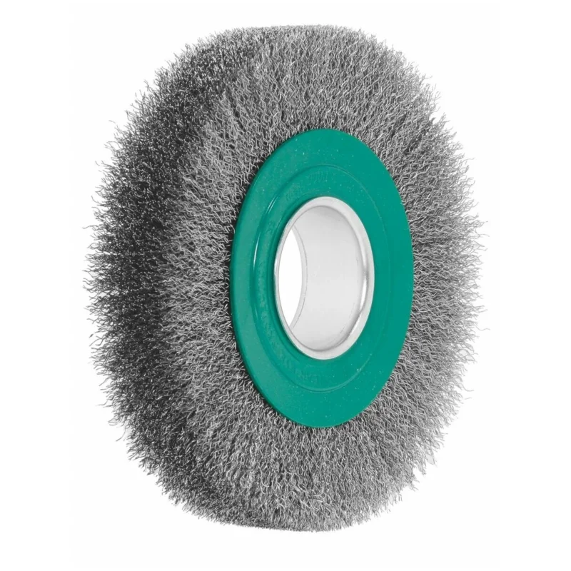 Billig Cirkulärborste (grön) Rostfri tråd 0,30 mm
