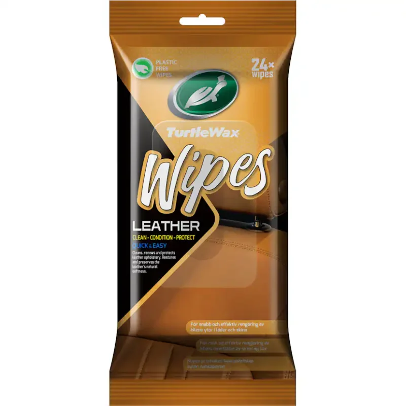 Wipes Turtle Wax Leather Flatpack Beställ idag