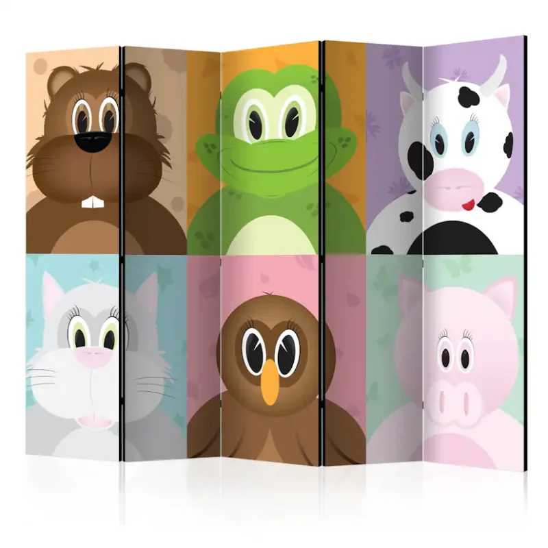 Köp online Rumsavdelare Arkiio Cheerful Animals II 225x172 cm