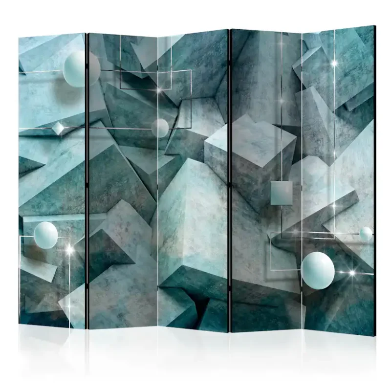 Endast denna vecka Rumsavdelare Arkiio Concrete Cubes Green II 225x172 cm