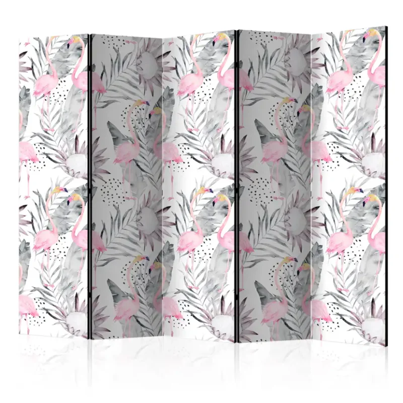 Rumsavdelare Arkiio Flamingos and Twigs II 225x172 cm Kampanjpris