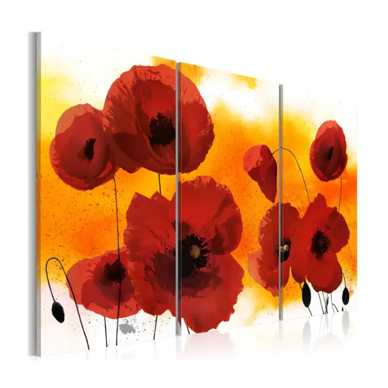 Rabatter Tavla Arkiio Sunny Afternoon And Poppies60x40 cm
