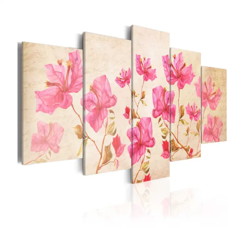 Nyhet Tavla Arkiio Flowers In Pink200x100 cm