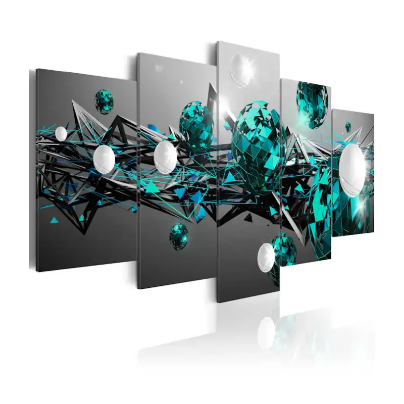 Tavla Arkiio Turquoise Solar System200x100 cm Trygg betalning
