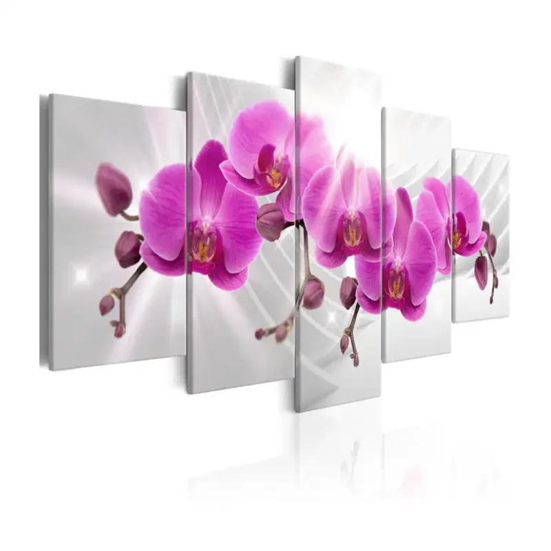 Billigare Tavla Arkiio Abstract Garden Pink Orchids