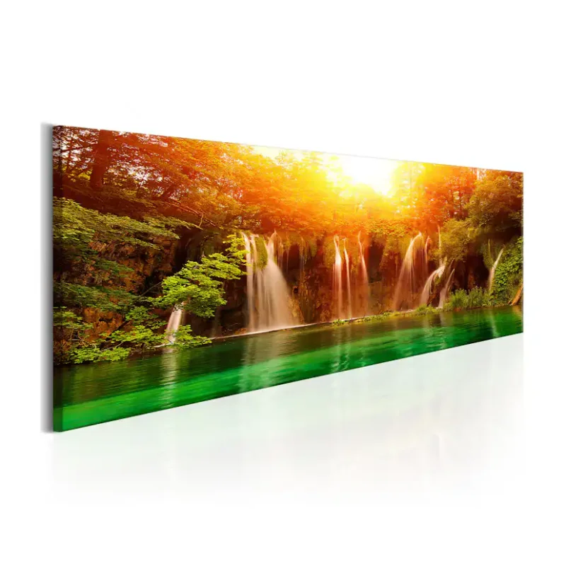 Trygg betalning Tavla Arkiio Nature Magnificent Waterfall120x40 cm