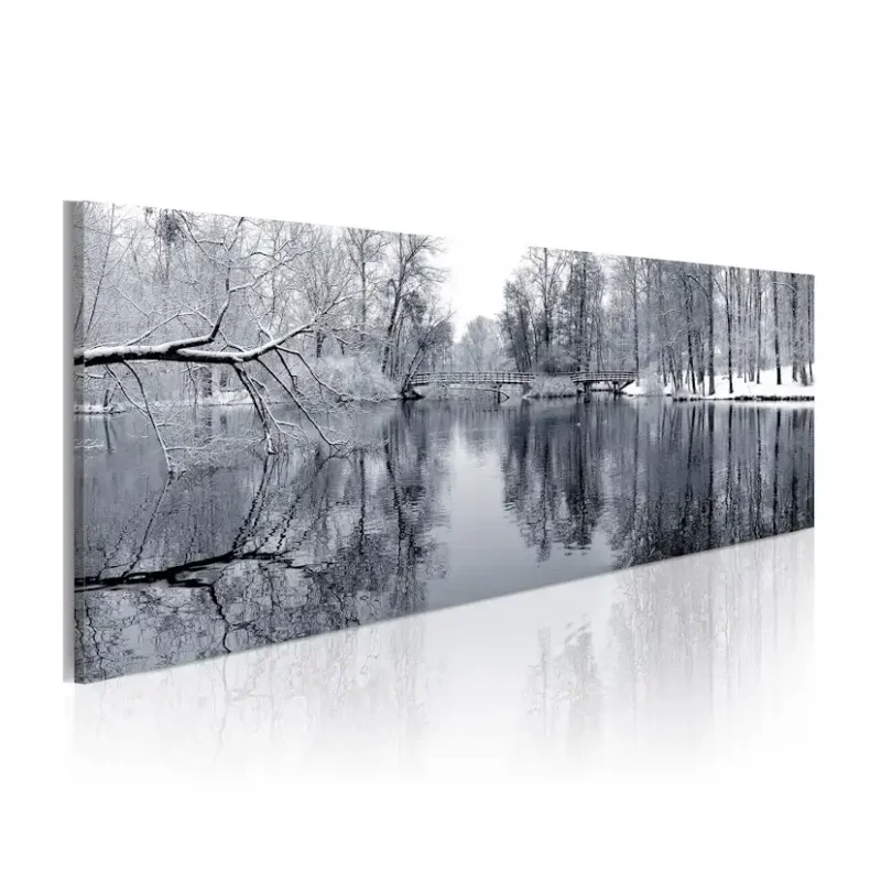Fynd Tavla Arkiio Landskap Vinter150x50 cm
