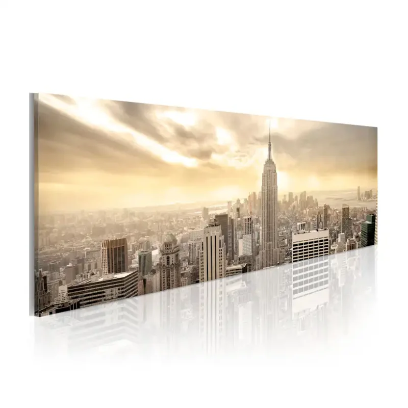 Tavla Arkiio New York City Among The Clouds135x45 cm I lager