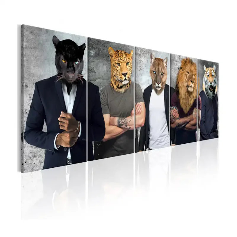 Handla nu Tavla Arkiio Different Faces200x80 cm