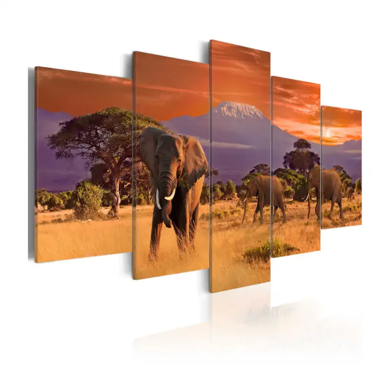 Tavla Arkiio Africa Elephants100x50 cm Reapris