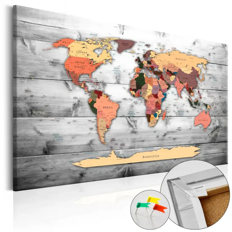 Rea Anslagstavla Arkiio Direction World60x40 cm