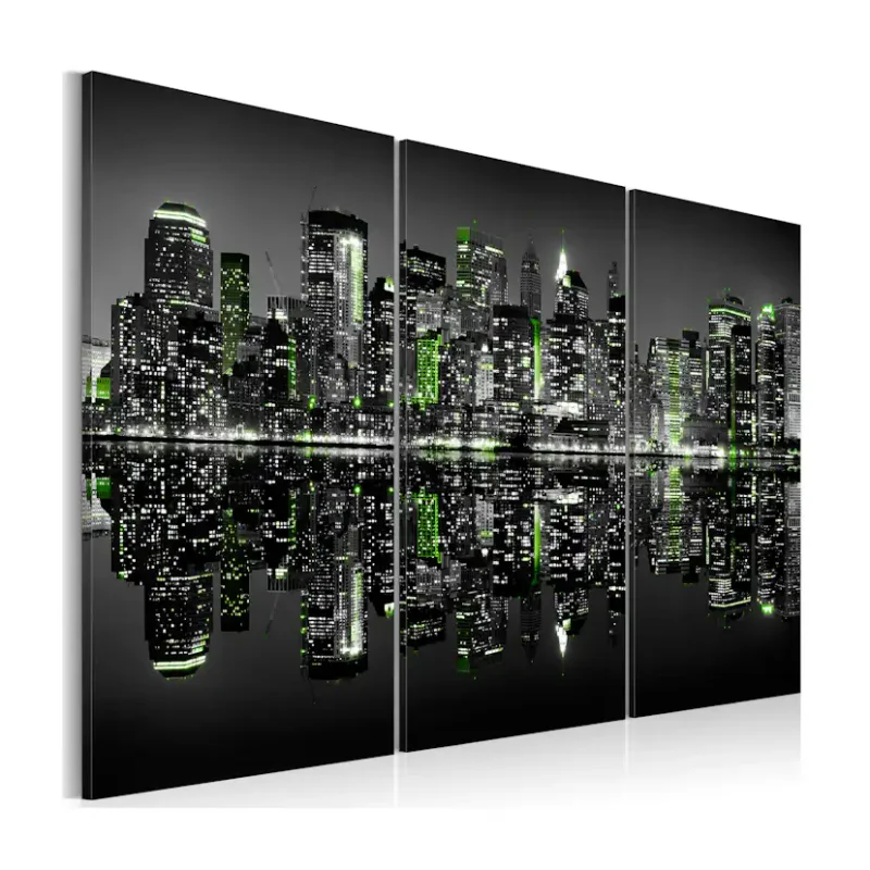 Tavla Arkiio Green New York120x80 cm Beställ nu
