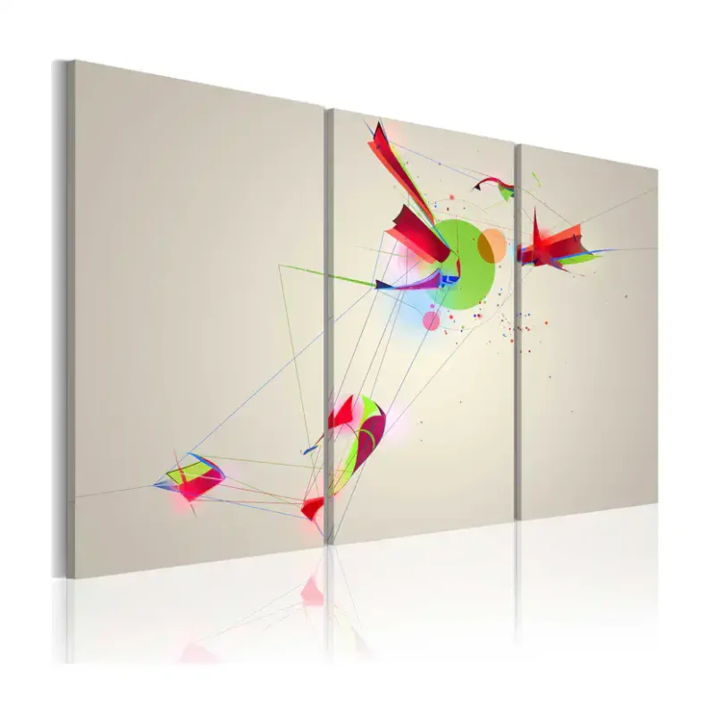 Lågt pris Tavla Arkiio Colors & Shapes90x60 cm