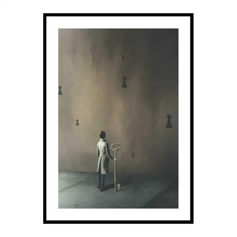 Kundfavorit Poster Gallerix KeyholesStorlek: 21x30 cm