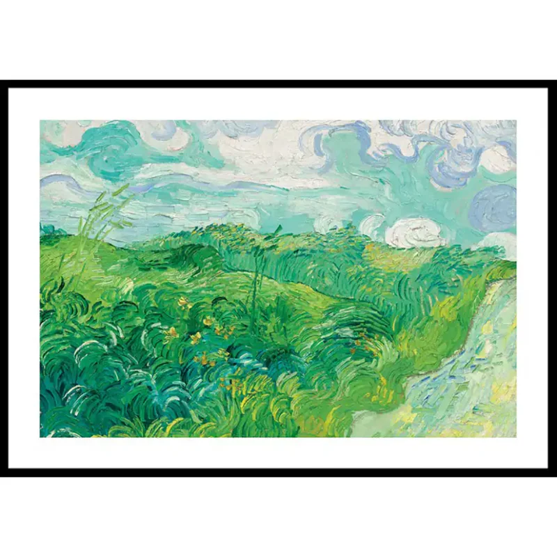 Poster Gallerix Green Wheat Fields Auvers By Vincent van GoghStorlek: 100x70 cm Begränsat antal