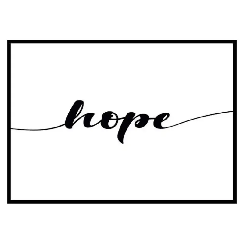 Poster Gallerix Hope LineStorlek: 50x70 cm Sista chansen