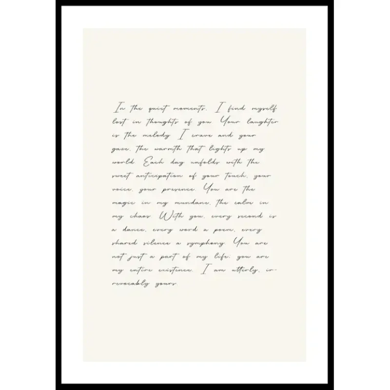 Beställ nu Poster Gallerix The Letter21x30 cm