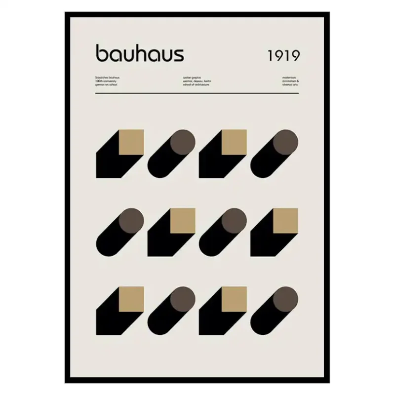 Poster Gallerix Bauhaus No.9 Outlet