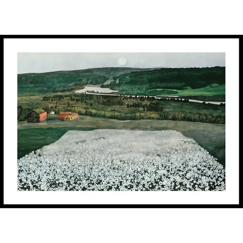 Snabb frakt Poster Gallerix Flower Meadow in the North By Harald Sohlberg