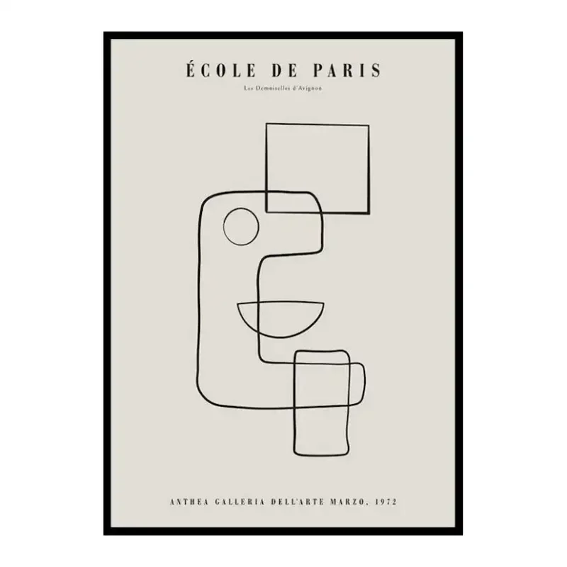 Poster Gallerix Picasso Cubisme Et Lignes Beställ nu