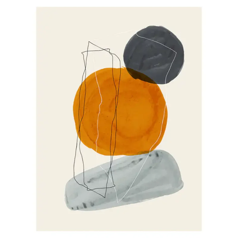 Posters Venture Home Stones Beige50x70 cm Endast idag