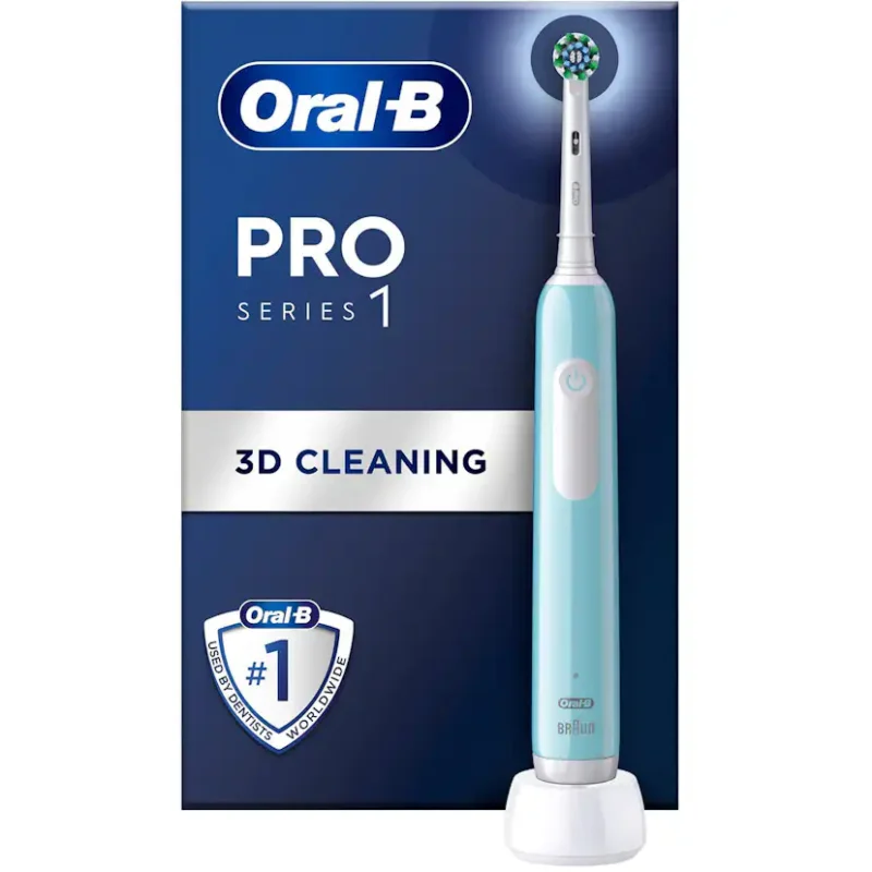 Bästa pris Eltandborste Oral-B Pro1 + Extra RefillBlå
