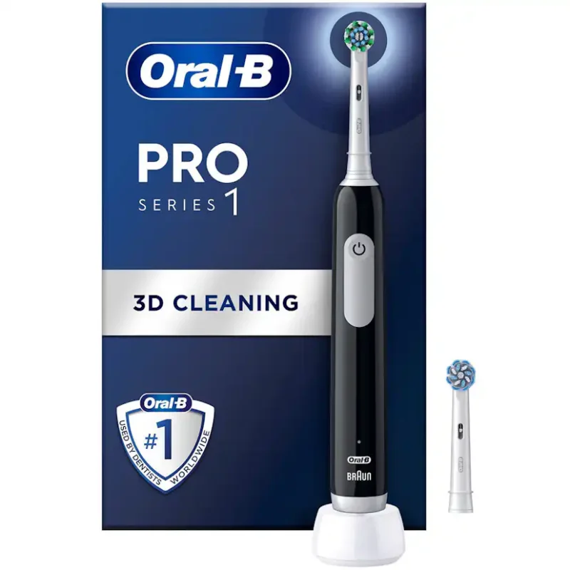 Rea Eltandborste Oral-B Pro1 + Extra RefillSvart