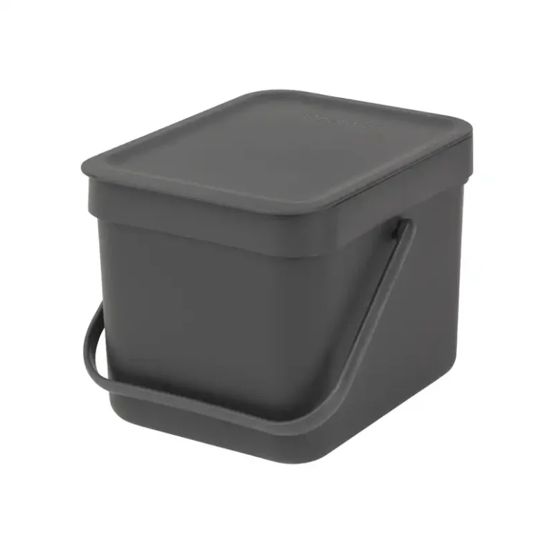 Papperskorg Brabantia SORT & GO EnkelFärg: Anthracite, Volym: 6 l Begränsat antal