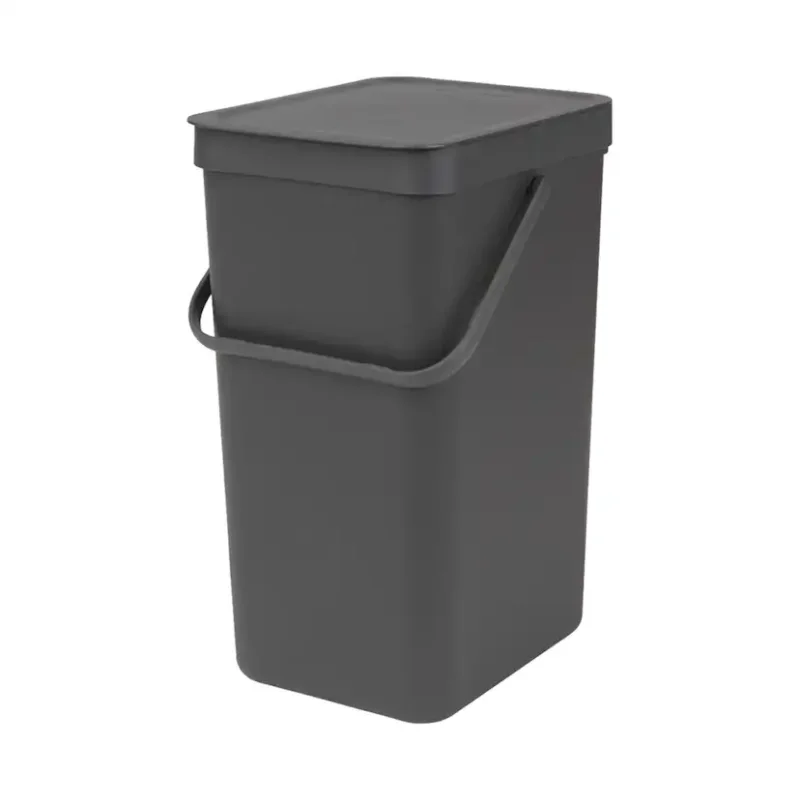 Fri frakt Papperskorg Brabantia SORT & GO EnkelFärg: Anthracite, Volym: 16 l