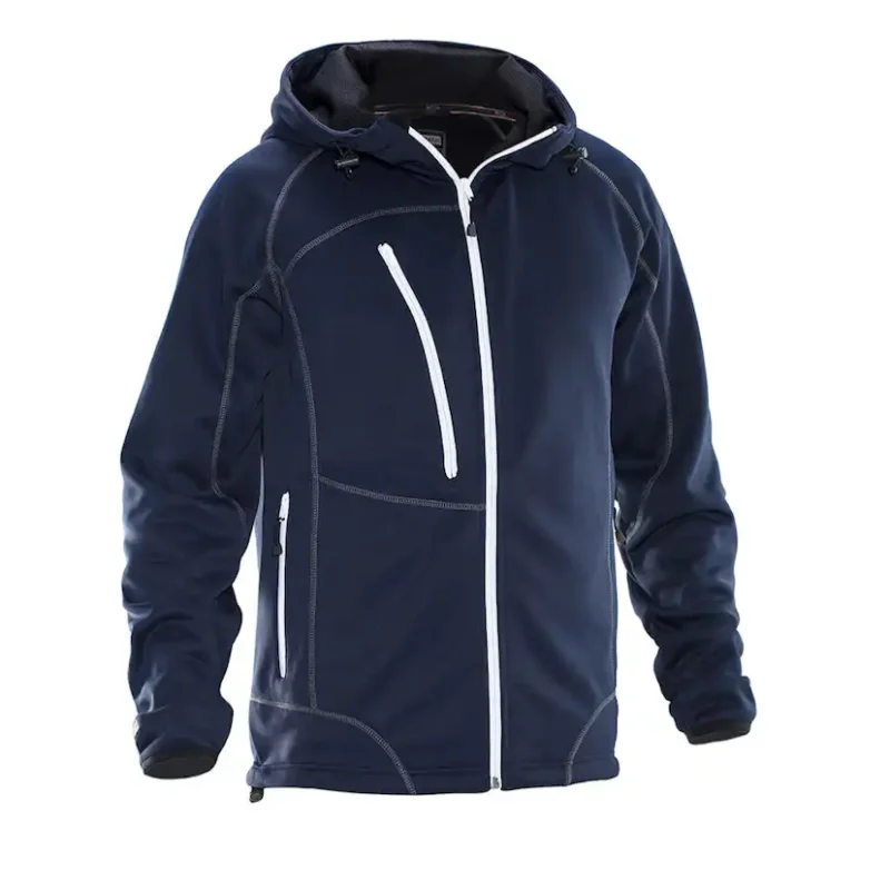 Utförsäljning Hoodie Jobman 5152Storlek: 3XL, Färg: Blå/Vit