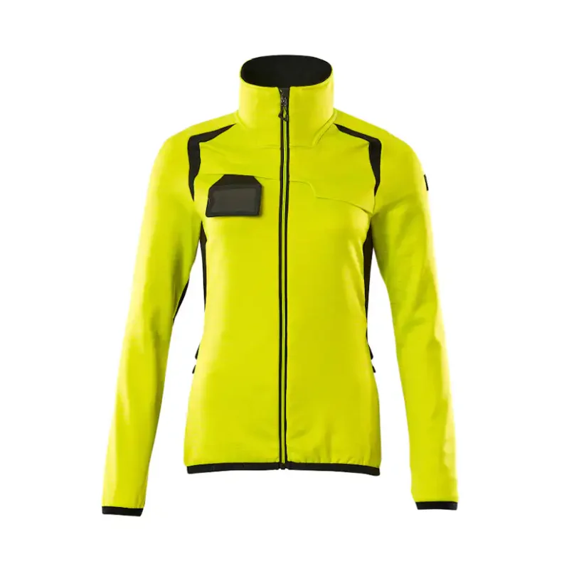 Fleecetröja med blixtlås Mascot Accelerate 19453-316Storlek: M, Färg: Hi-vis Gul/svart Outlet