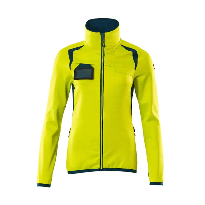 Fleecetröja med blixtlås Mascot Accelerate 19453-316Storlek: 2XL, Färg: Hi-vis Gul/mörk Petroleum Handla nu