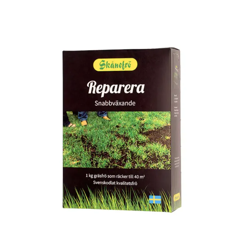 Gräsfrö Skånefrö Reparera 1 kg - 40m² Gräsmatta Kampanj