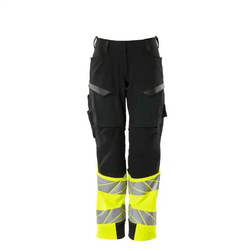 Byxor med knäfickor Mascot Accelerate 19178-511Storlek: 76C40, Färg: Svart/hi-vis Gul Erbjudande