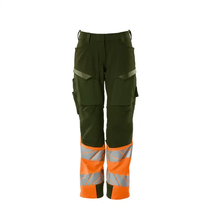 Byxor med knäfickor Mascot Accelerate 19178-511Storlek: 76C54, Färg: Mossgrön/hi-vis Orange Begränsat erbjudande