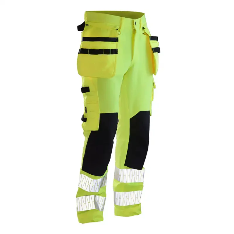 Hantverksbyxa Jobman Stretch Varsel Gul/Svart 2291 Premium
