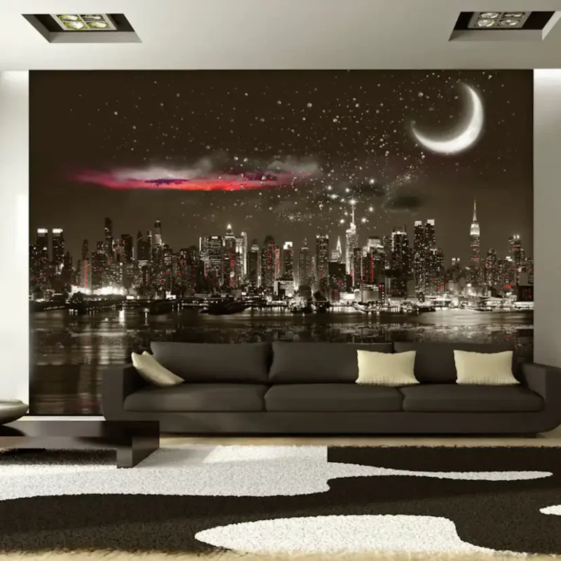 Fototapet Arkiio Starry Night Over NyStorlek: 300x210 cm Populärt val