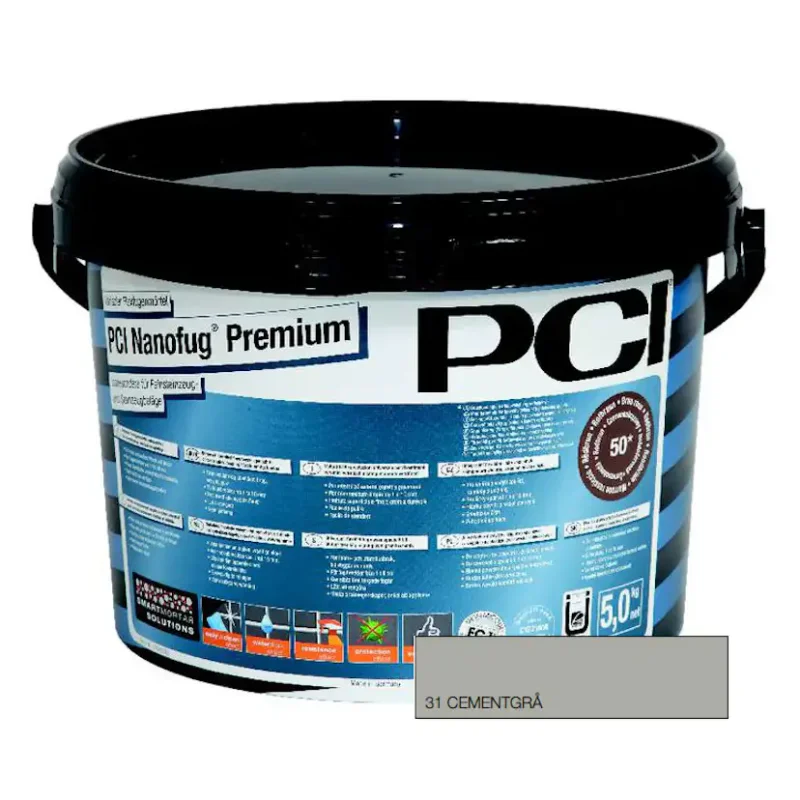 Fog PCI Nanofug Premium 5 kgFärg: Cementgrå Premium