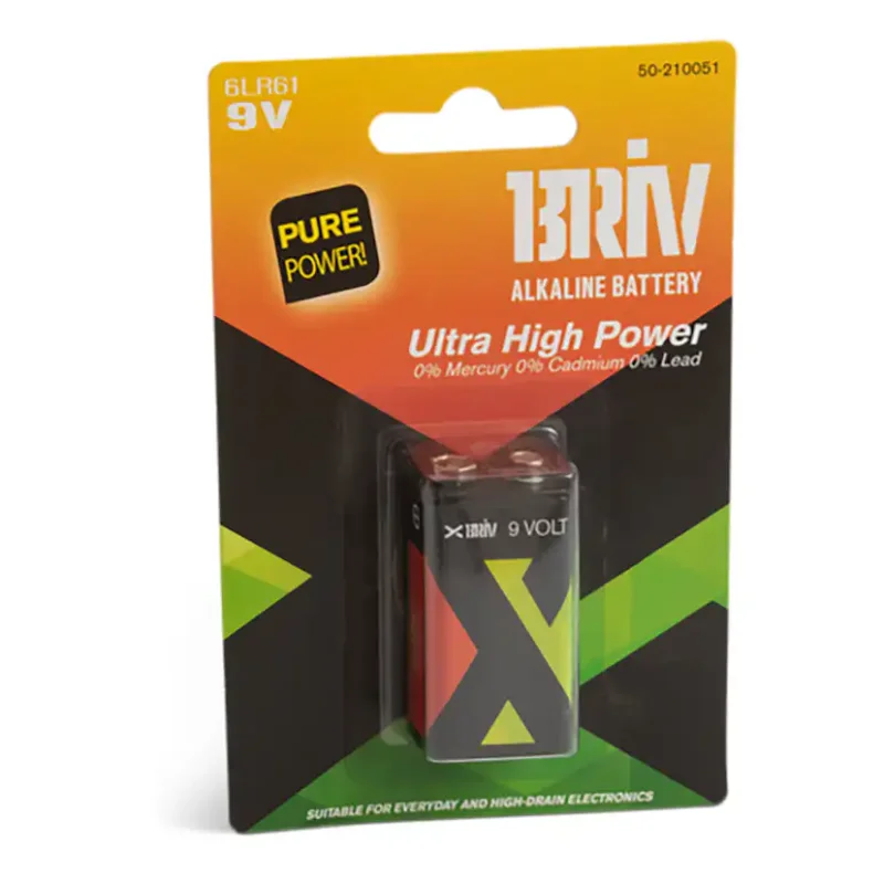 Batteri Briv 6LR61 9V 1-Pack Reapris