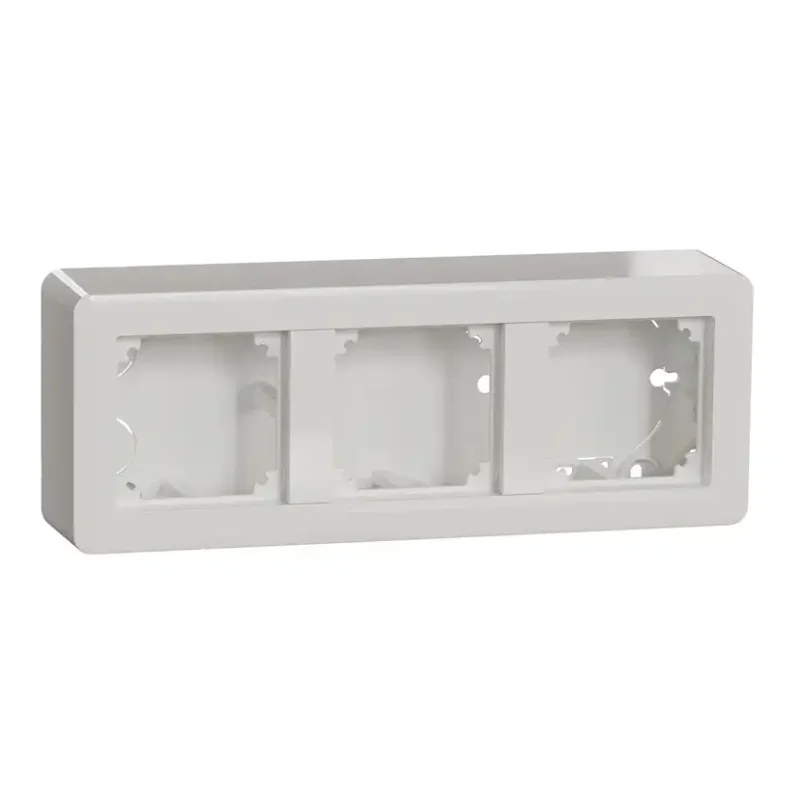 Väggdosa Schneider Electric Exxact 47 mm3-fack Premium