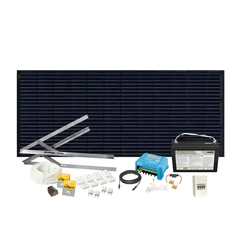 Säker betalning Solcellspaket Sunwind 200W Basic Litium