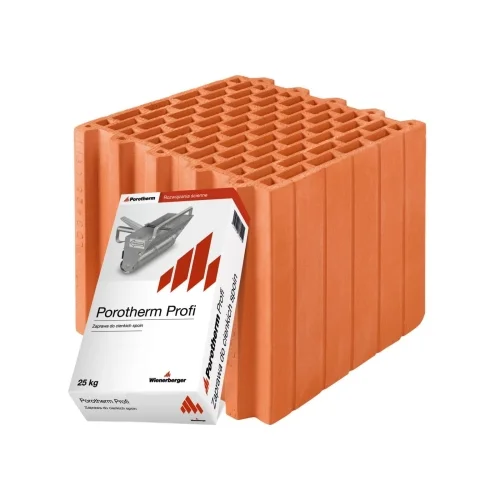 Billig POROTHERM 38 block 380x238x124 klass 10 16 st/m2, 60 st/blek